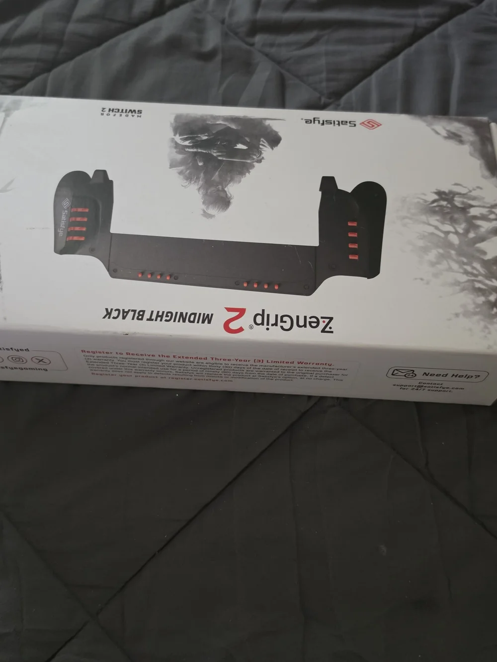 ZenGrip 2 VR Controller Grip For Nintendo Switch 2 Controller– Midnight Black